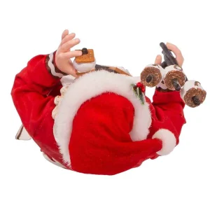 Kurt Adler 10.5-Inch Fabriche S'Mores Santa