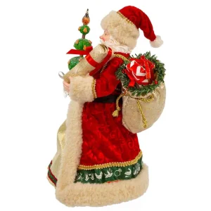 Kurt Adler 10.5-Inch Fabriche Musical 12 Days Of Christmas Santa