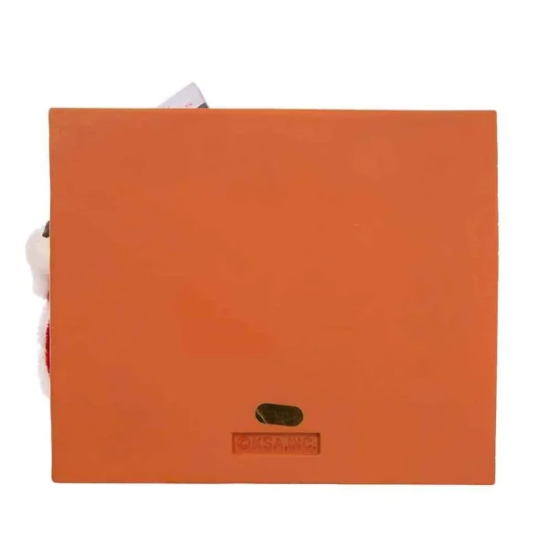Kurt Adler 9-Inch Fabriche Santa With Laptop And Pets
