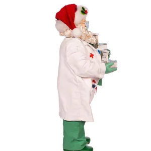 Kurt Adler 10.5-Inch Fabriche Santa Doctor