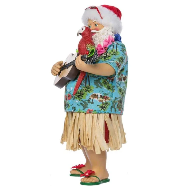 Kurt Adler 11-Inch Fabriche Beach Santa