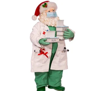 Kurt Adler 10.5-Inch Fabriche Santa Doctor
