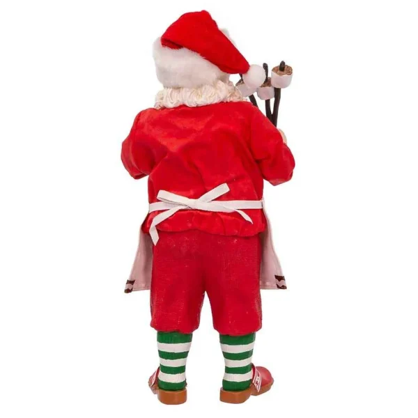 Kurt Adler 10.5-Inch Fabriche S'Mores Santa
