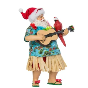 Kurt Adler 11-Inch Fabriche Beach Santa