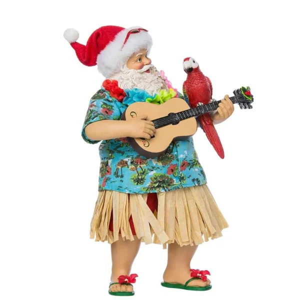 Kurt Adler 11-Inch Fabriche Beach Santa