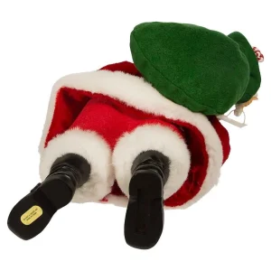Kurt Adler 11-Inch Fabriche Santa Taking Selfie