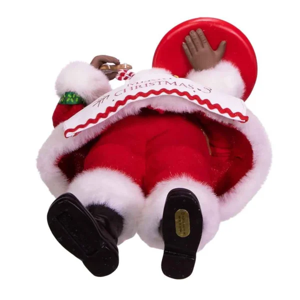 Kurt Adler 10.5-Inch Fabriche™ Black Chef Santa
