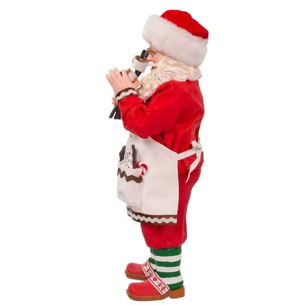 Kurt Adler 10.5-Inch Fabriche S'Mores Santa
