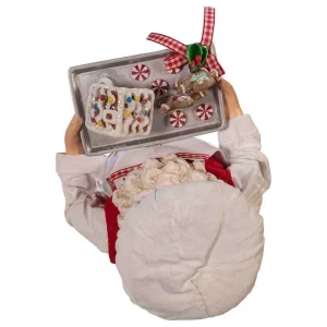Kurt Adler 11-Inch Fabriche™ Gingerbread Chef Santa