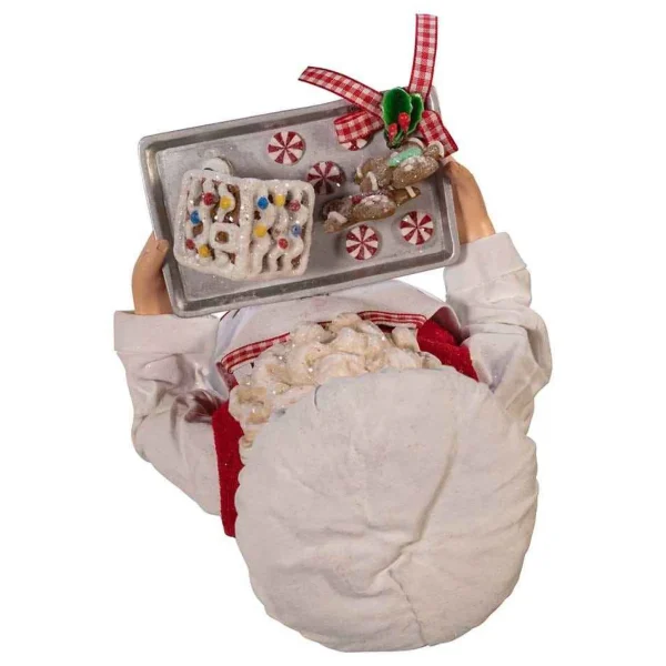Kurt Adler 11-Inch Fabriche™ Gingerbread Chef Santa