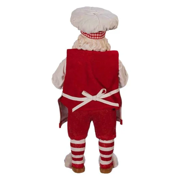 Kurt Adler 11-Inch Fabriche™ Gingerbread Chef Santa
