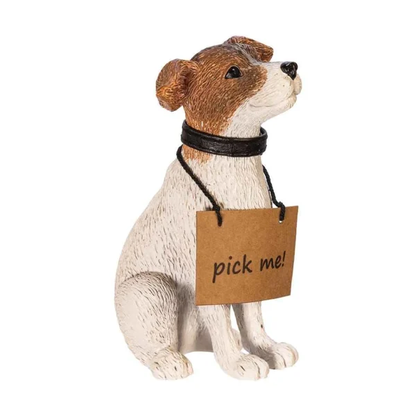 Kurt Adler 10.5-Inch Fabriche™ Adopt-A-Pet Santa With Dog, 2 Piece Set