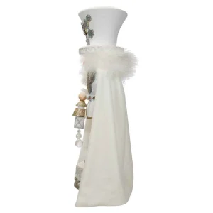 Kurt Adler 18-Inch Hollywood White Snowflake Soldier Battery-Operated Led Nutcracker