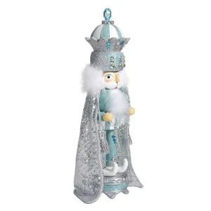 Kurt Adler 18.5-Inch Hollywood™ Blue And Silver King Nutcracker