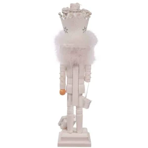 Kurt Adler 18-Inch Hollywood White King Nutcracker With Gifts