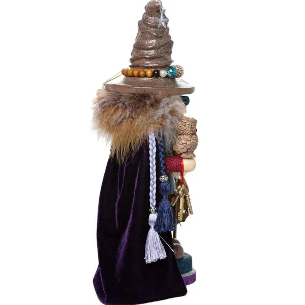 Kurt Adler 15-Inch Hollywood Wizard Nutcracker With Owl