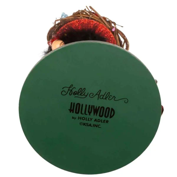 Kurt Adler 19.5-Inch Hollywood Cardinal In Tree Hat Nutcracker