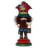 Kurt Adler 13-Inch Hollywood Doghouse Hat Nutcracker