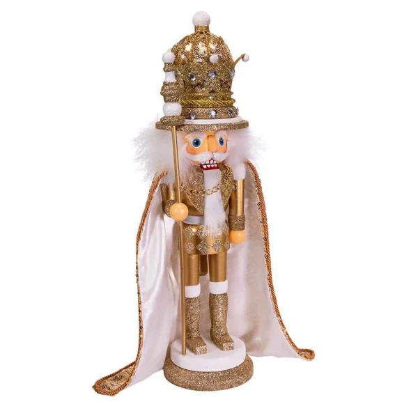 Kurt Adler 17.5-Inch Hollywood Gold King Nutcracker