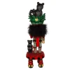 Kurt Adler 18-Inch Hollywood Black Bear Hat Nutcracker