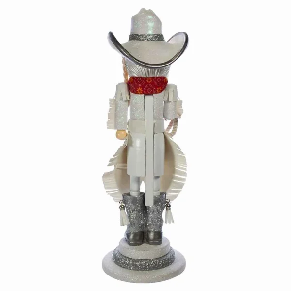 Kurt Adler 18-Inch Hollywood Rhinestone Cowgirl Nutcracker