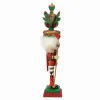 Kurt Adler 18-Inch Hollywood Red And Green Leaves Hat Nutcracker