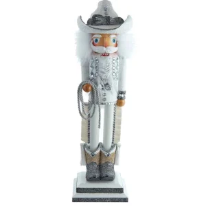 Kurt Adler 19-Inch Hollywood Rhinestone Cowboy Nutcracker