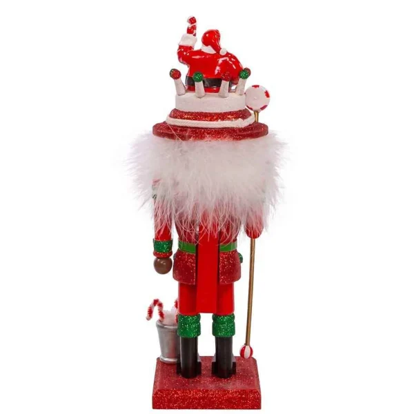 Kurt Adler 10-Inch Hollywood Black Nutcracker With Santa Hat