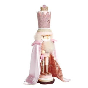 Kurt Adler 19-Inch Hollywood™ Pink King Nutcracker