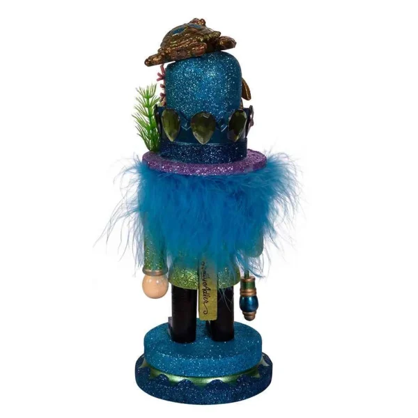 Kurt Adler 11-Inch Hollywood Nutcracker With Sea Turtle Hat