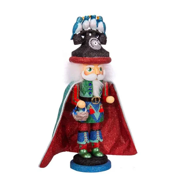 Kurt Adler 17.5-Inch Hollywood 12 Days Of Christmas Four Calling Birds Nutcracker