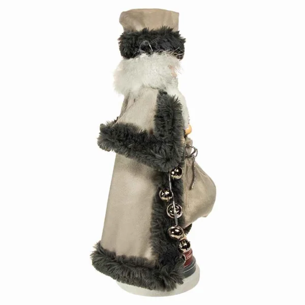 Kurt Adler 18-Inch Hollywood White And Gray Santa Nutcracker