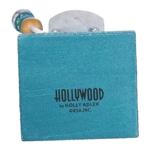 Kurt Adler 17-Inch Hollywood Turquoise/White Nutcracker