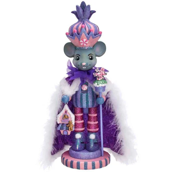 Kurt Adler 15-Inch Hollywood Sugar Plum Mouse King Nutcracker