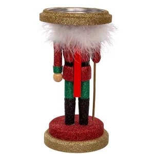 Kurt Adler 10-Inch Hollywood Soldier Nutcracker Candleholder
