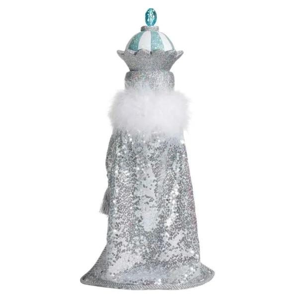 Kurt Adler 18.5-Inch Hollywood™ Blue And Silver King Nutcracker
