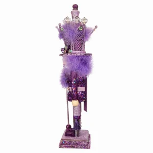 Kurt Adler 16-Inch Hollywood Purple King Nutcracker