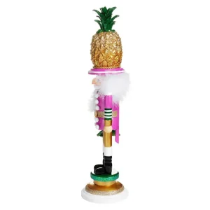 Kurt Adler 19.5-Inch Hollywood™ Pineapple Hat Nutcracker