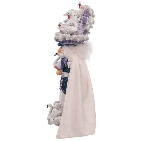 Kurt Adler 18-Inch Hollywood 7 Swans Swimming Nutcracker