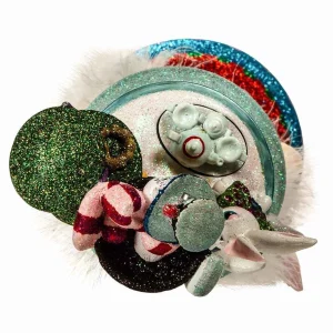 Kurt Adler 18-Inch Hollywood Alice Teacup Hat Nutcracker
