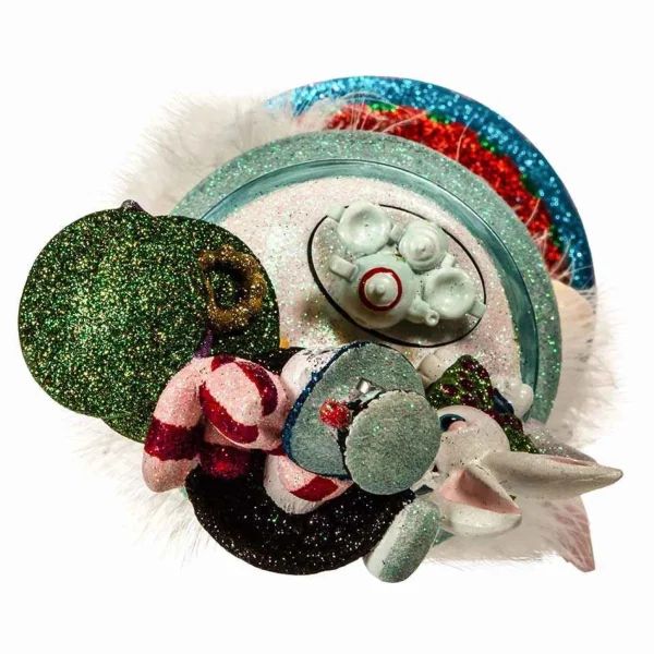 Kurt Adler 18-Inch Hollywood Alice Teacup Hat Nutcracker