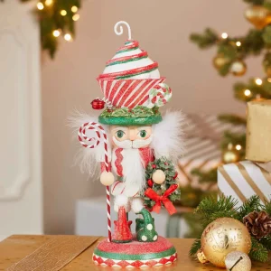 Kurt Adler 12-Inch Hollywood Cupcake Swirl Hat Nutcracker
