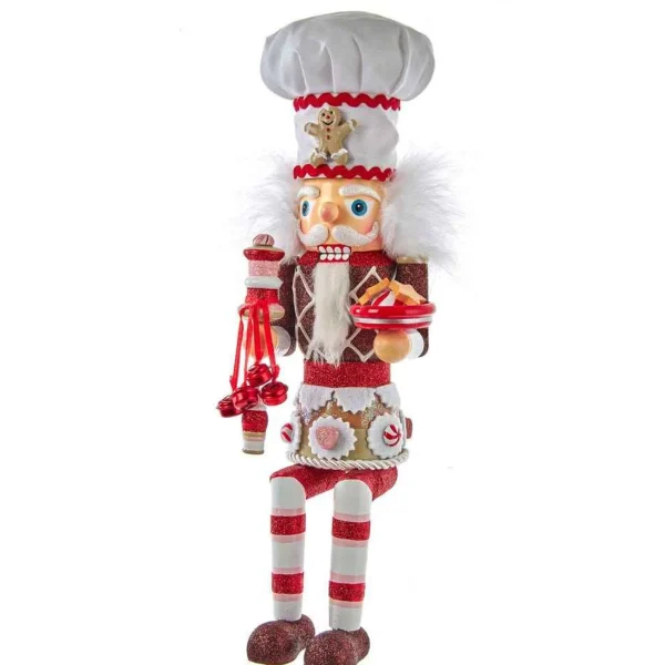 Kurt Adler 15-Inch Hollywood Gingerbread Baker Shelf Sitter Nutcracker