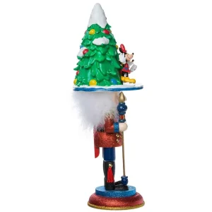 Kurt Adler 16.25-Inch Hollywood Mickey And Minnie Ice Skating Nutcracker