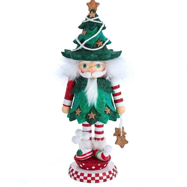 Kurt Adler 12.5-Inch Hollywood Jolly Tree Christmas Hat Nutcracker