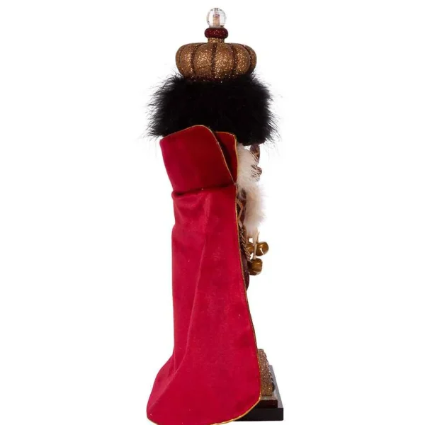 Kurt Adler 18-Inch Hollywood Burgundy King Nutcracker