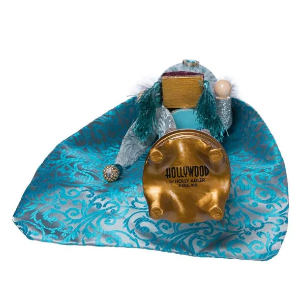 Kurt Adler 18-Inch Hollywood Turquoise King Nutcracker
