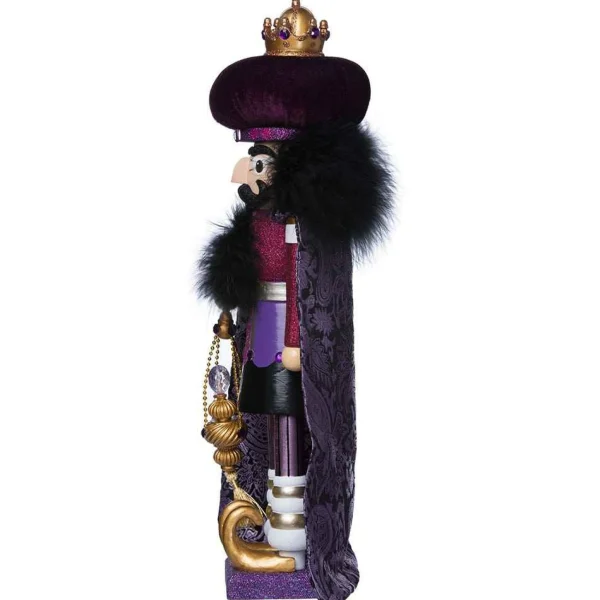 Kurt Adler 18-Inch Hollywood Purple King Nutcracker