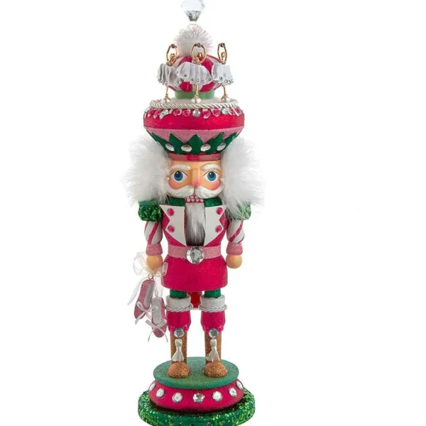 Kurt Adler 18-Inch Hollywood Pink And Green Ballet Soldier Nutcracker