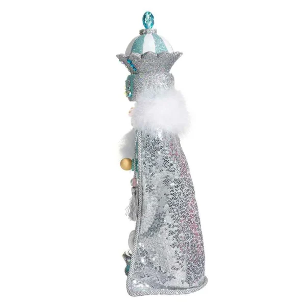 Kurt Adler 18.5-Inch Hollywood™ Blue And Silver King Nutcracker